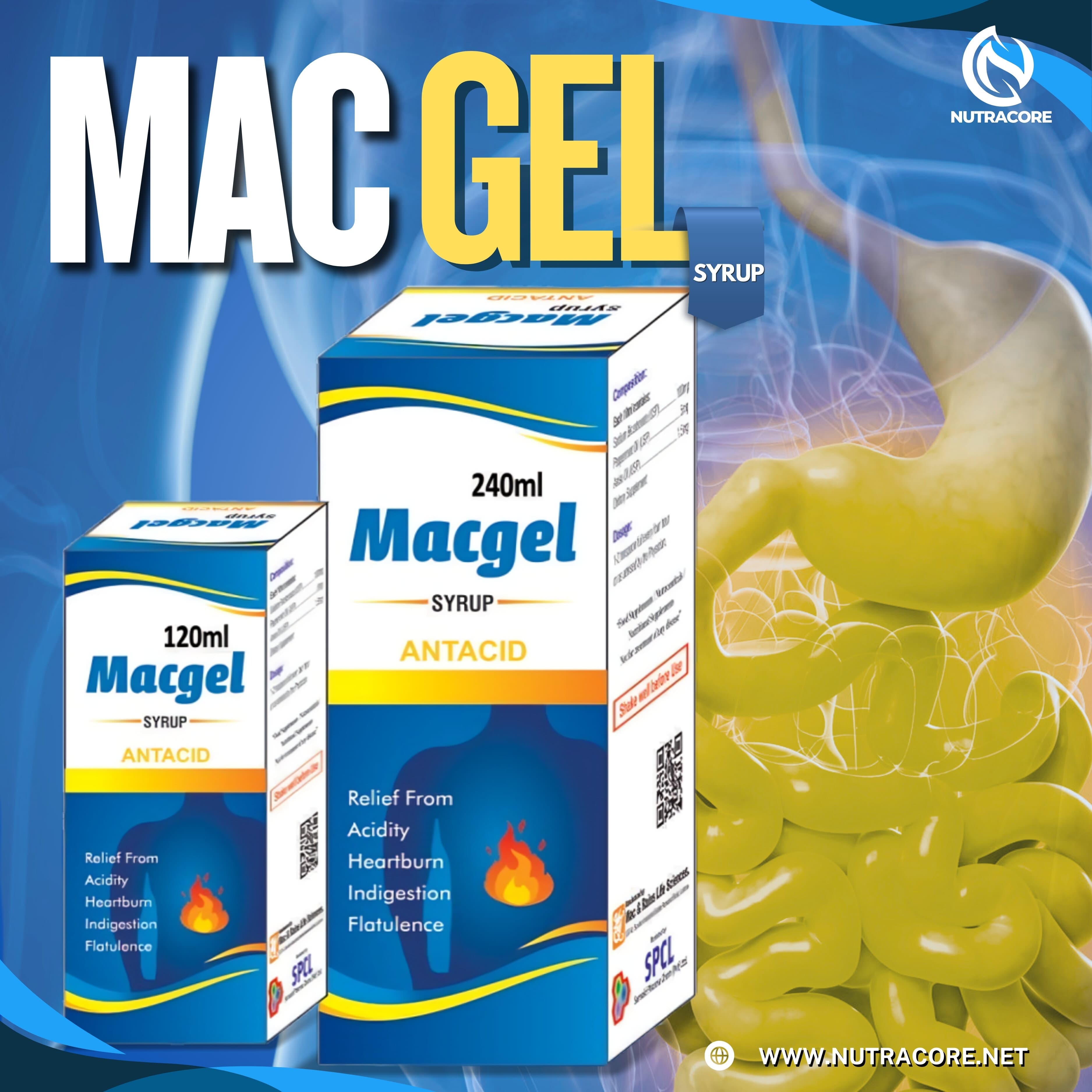 Mobile banner for product macgel